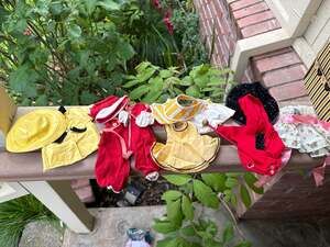 Robert Tonner Betsy McCall 8" littlest Angel Doll Clothes Lot - Raincoat, Snowsu